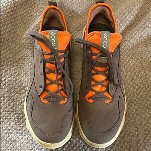 ECCO Women's  Brown and Orange Sneakers Sz 40